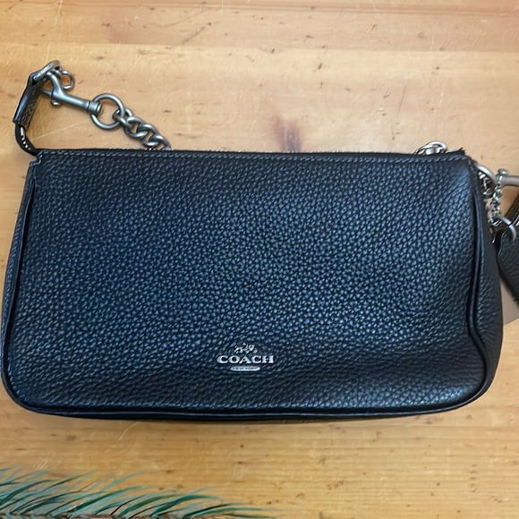 H ONLY! NO TOUCHY! Coach Nomad Script Crossbody Pouch Clutch Purse! - Picture 6 of 8